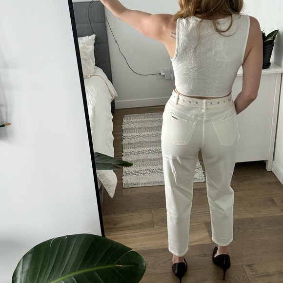 White pleated Michael Kors pants 🤍 - Picture 2 of 5